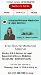 Mobile Screenshot of divorcemediationmaryland.com